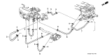 Diagram for 1990 Acura Integra Cooling Hose - 19521-PR4-A00