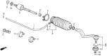 Diagram for 1987 Acura Legend Tie Rod End - 53540-SD4-003