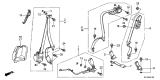 Diagram for 2012 Acura RDX Seat Belt - 04818-STK-A03ZB