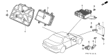 Diagram for 1992 Acura Integra Engine Control Module - 37820-PR4-A11