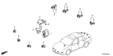 Diagram for 2018 Acura TLX Parking Sensors - 39680-TZ3-A11