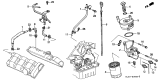 Diagram for 1993 Acura NSX Oil Cooler - 15600-PR7-A01