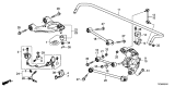 Diagram for 2019 Acura TLX Lateral Arm - 52340-TZ3-A40