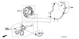 Diagram for 2012 Acura RL Cooling Hose - 19521-RKG-A10