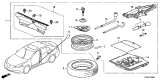 Diagram for Acura Spare Wheel - 06421-TZ3-A90ZA