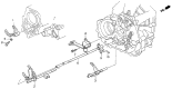 Diagram for 1994 Acura Vigor Shift Fork - 24210-PW8-000