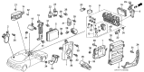 Diagram for Acura Integra Fuse Box - 38200-ST7-A01