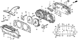 Diagram for 1998 Acura CL Tachometer - 78125-SS8-A02