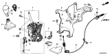 Diagram for Acura ILX Hybrid Shift Knobs & Boots - 54130-TX4-A81ZC