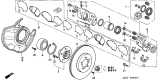 Diagram for Acura Integra Brake Disc - 45251-SZ3-000