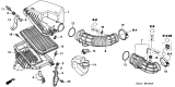 Diagram for 2000 Acura RL Air Intake Coupling - 17228-P5A-A11