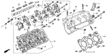 Diagram for 1992 Acura Legend Cylinder Head Gasket - 12251-PY3-003