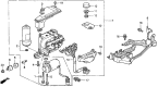 Diagram for 1997 Acura CL ABS Control Module - 57110-SV1-A04