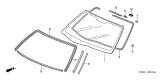 Diagram for Acura CL Windshield - 73111-S3M-A20