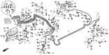 Diagram for 1994 Acura Vigor Hydraulic Hose - 01464-SL5-A00