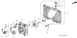 Diagram for 2002 Acura RSX Cooling Fan Assembly - 19020-PND-A01