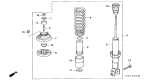 Diagram for 1994 Acura Integra Coil Springs - 52441-ST8-J12