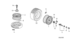 Diagram for Acura TSX Tire - 42751-MIC-146