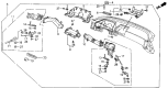 Diagram for 1989 Acura Legend Instrument Panel - 77101-SG0-A82ZA