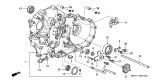 Diagram for 2005 Acura TL Bellhousing - 21000-RAT-305