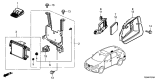 Diagram for Acura MDX Parking Sensors - 36802-TZ6-A12
