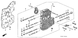 Diagram for 1999 Acura TL Valve Body - 27000-P7T-000