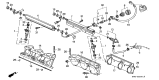 Diagram for 2000 Acura TL Fuel Pressure Regulator - 16740-P8A-M01