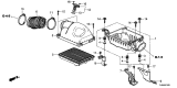 Diagram for 2019 Acura RDX Air Filter Box - 17210-5YF-A02