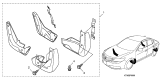 Diagram for 2014 Acura ILX Hybrid Mud Flaps - 08P00-TX6-220