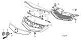 Diagram for 2011 Acura RDX Grille - 71121-STK-A02