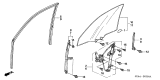 Diagram for 2004 Acura TSX Window Run - 72275-SEA-003