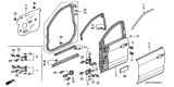 Diagram for Acura MDX Weather Strip - 72350-S3V-A01