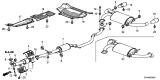 Diagram for 2011 Acura RDX Catalytic Converter - 18160-RWC-A10