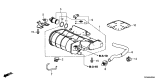 Diagram for 2017 Acura TLX Vapor Canister - 17011-TZ7-A01