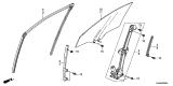 Diagram for Acura TL Auto Glass - 73300-TK4-A10