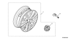 Diagram for Acura ILX Spare Wheel - 08W17-TX6-200C
