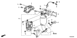 Diagram for 2022 Acura ILX Catalytic Converter - 18180-R4H-A10