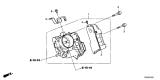 Diagram for 2017 Acura TLX Throttle Body - 16400-5A2-A02