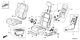 Diagram for Acura ILX Seat Cover - 81531-TX6-A51ZC
