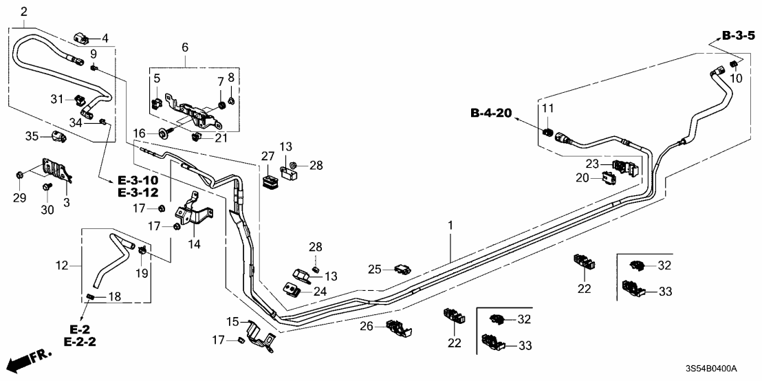 91592-T20-A01 Acura Clamp, Fuel Pipe