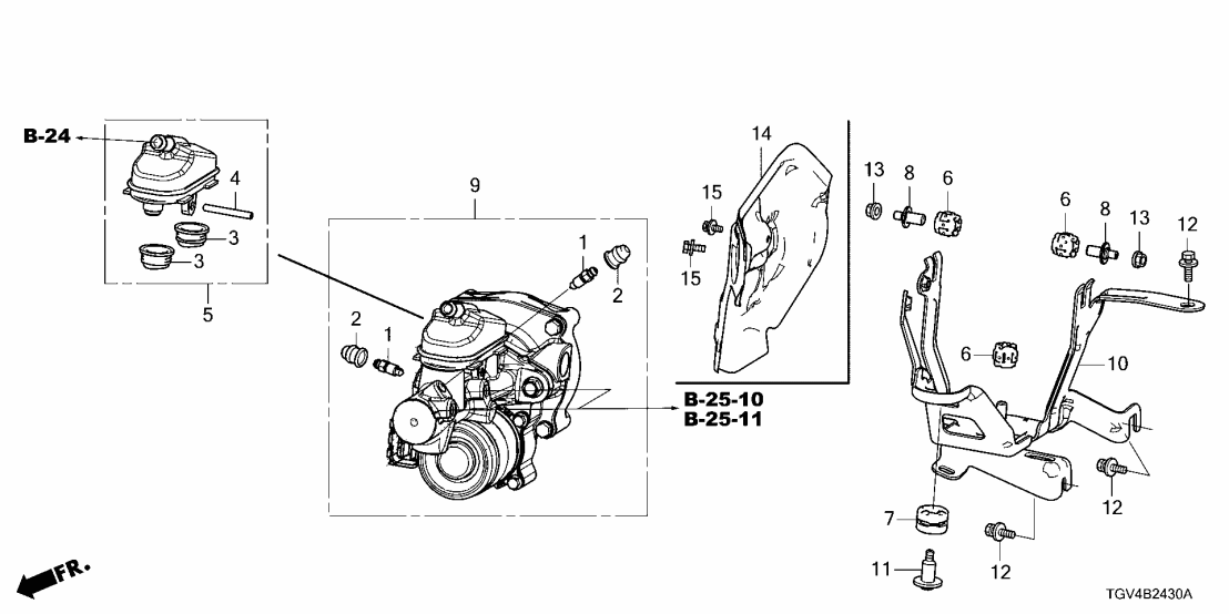 57306-TGV-A03 Acura Set, Tmoc Assembly