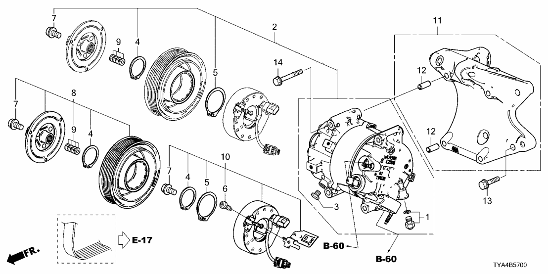 38801-64A-A01 Acura Valve Sub-Assy.