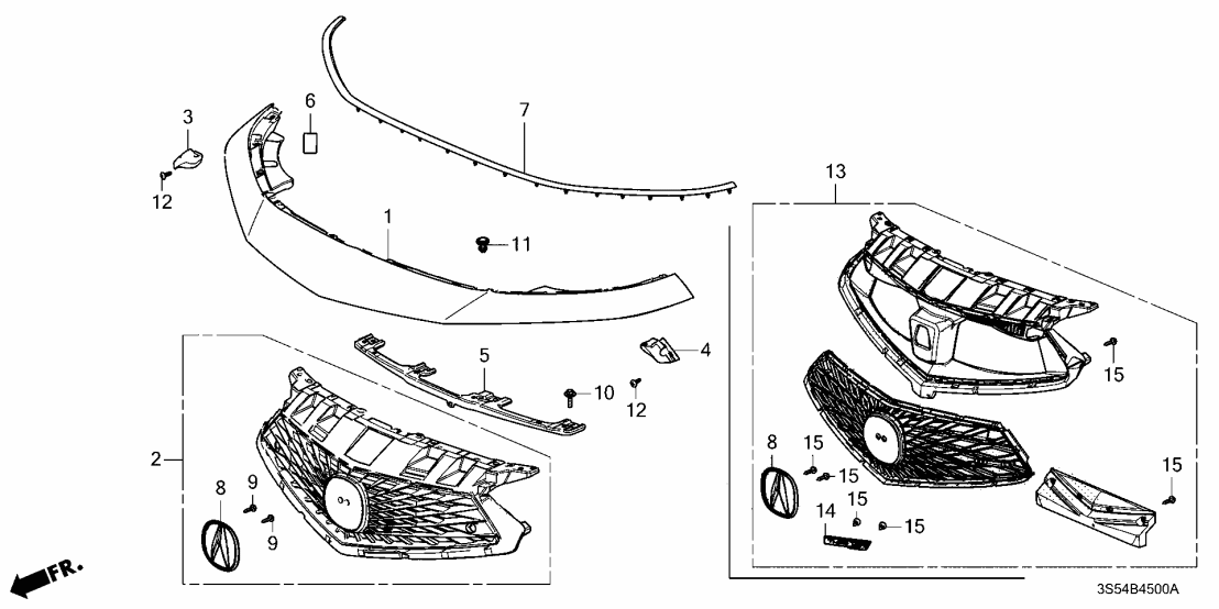 71237-3S5-A01 Acura Spacer Left, Front
