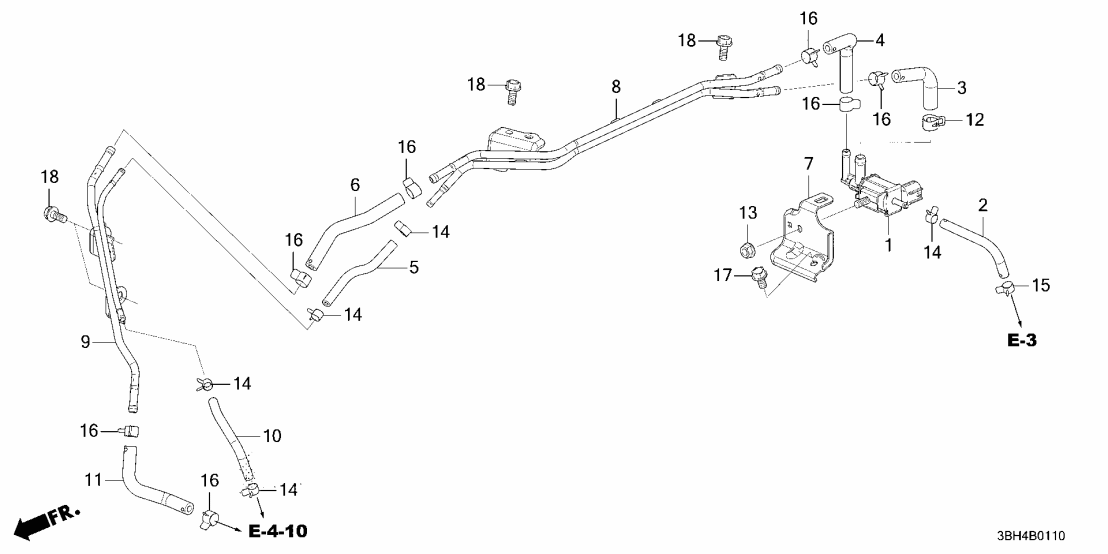 36187-6VJ-A00 Acura PIPE COMP, ABV SOL