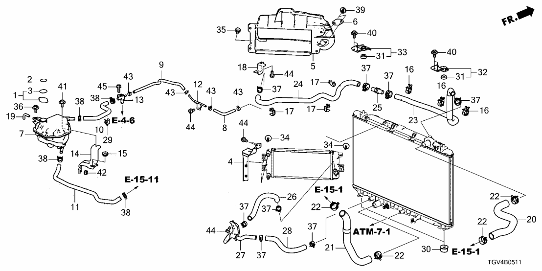 19108-6S9-A10 Acura HOSE