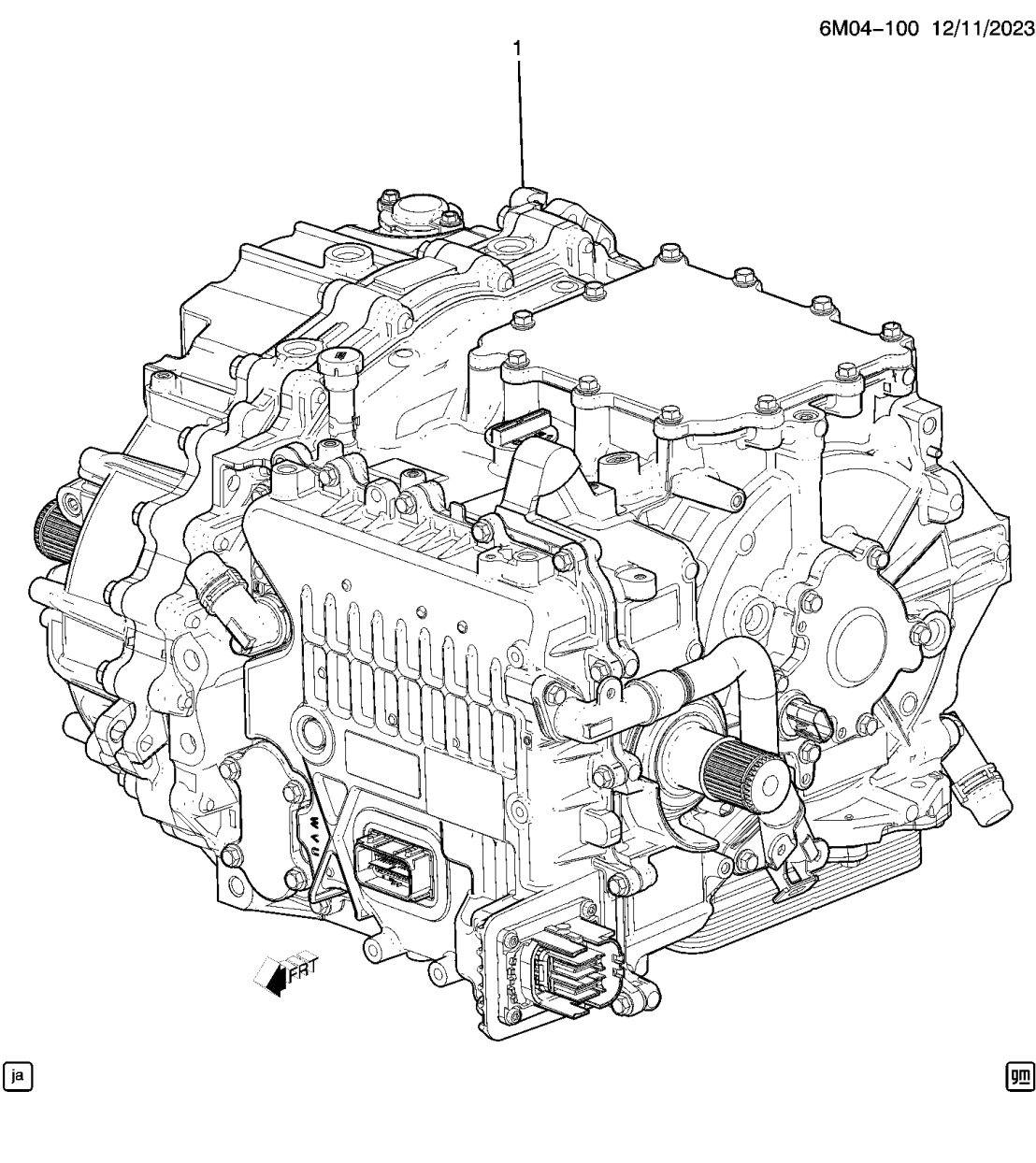 24066917RM Genuine Acura MODULE, RR. DRV TRNX