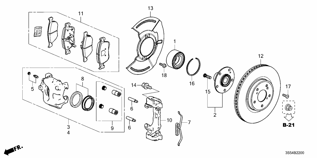 45001-TVC-A61 Acura Housing Assembly , Right