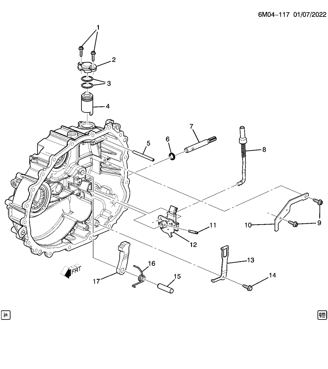 24295319 Genuine Acura Parking Pawl Return Spring