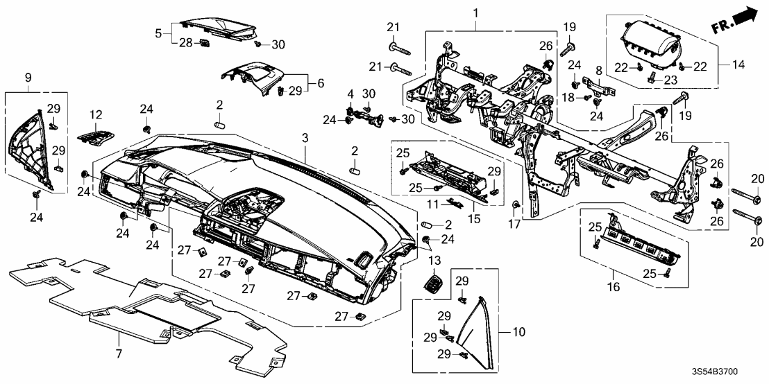 90111-T00-T10 Acura Bolt-Washer (8X90)