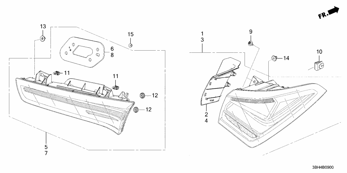 34157-3BH-A01 Acura GASKET, L. BASE